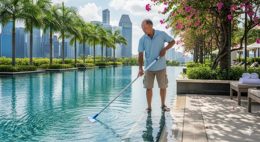 Guide to Swimming Pool Maintenance Keeping Your Pool Crystal Clear Year Round 1 pool maintenance service